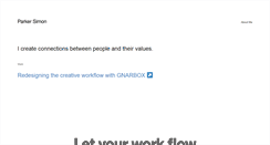 Desktop Screenshot of parker-simon.com